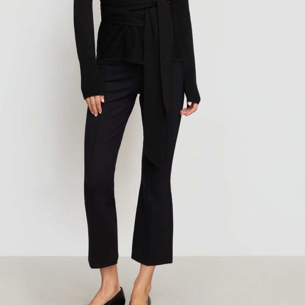 Modern Citizen Tez Kick-Flare Ponte Stretch Pant - Black / S, New